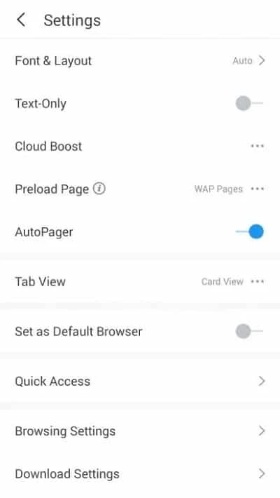 UC Browser — Screenshot 2